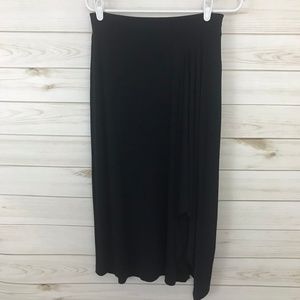 Michael Kors Collection Draped Navy blue Skirt